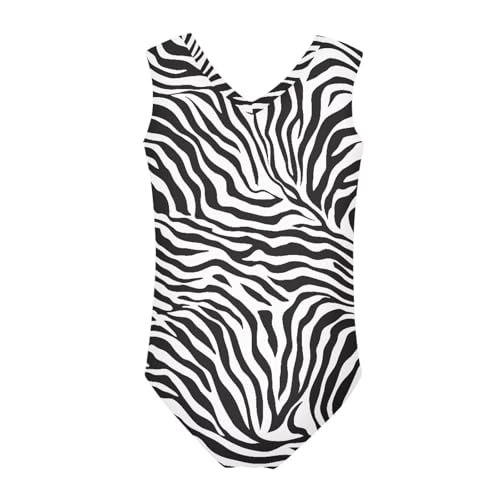 Image of Cartoon Pattern Kids Girls Bathing Suits One Piece Swimsuit Soft & Quick Dry, 5-14Years
