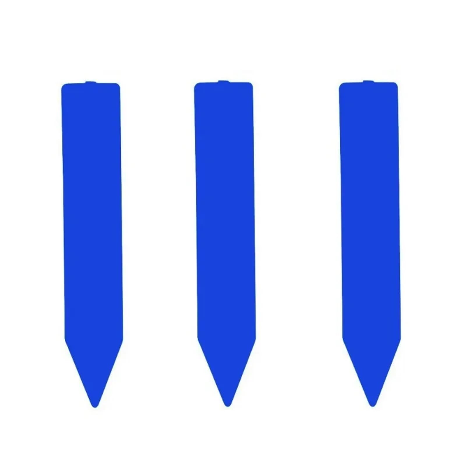 500 sztuk etykiet na rośliny o wymiarach 5 cm x 1 | Plastikowe etykiety na rośliny ogrodowe na warzywa kwiaty sadzonki wielokolorowe(Blue)
