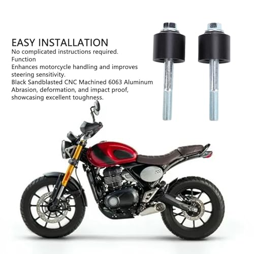 Evita el dolor de espalda con el elevador de manillar para moto Scrambler de aluminio 4