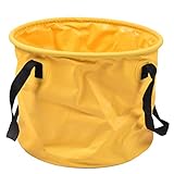 SM SunniMix Falteimer Faltschüssel |, Leicht, platzsparend für, Garten, Outdoor, Angeln & Camping | Vielseitig, 30L