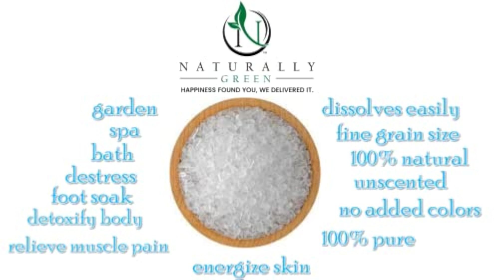 Organic Epsom Salt, All Purpose Magnesium Sulphate