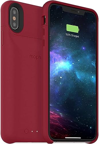 mophie 401002830 Juice Pack Access - Ultra-Slim Wireless Battery Case - Made for Apple iPhone Xs/iPhone X (2,000mAh) - Dark Red