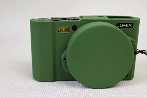 Bolinus Fullbody Ultra-Thin Lightweight Rubber Soft Silicone Case Bag Cover For Panasonic Lumix Lx10 Dmc-Lx10 -Green #TOP2