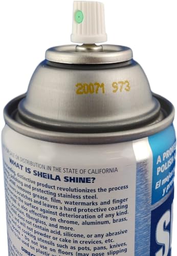 Shiela Shine 3 Oz. Stainless Steel Cleaner and Polish Spray, Removes Grease, Fingerprints, Watermarks, Household Kitchen Cleaner Spray for Stainless Steel Ideal for Appliances, Fridge, Sinks & Stoves - Thumbnail 3