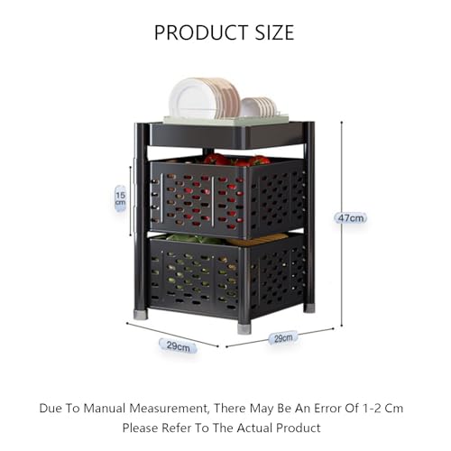 Estante giratorio de cocina para organizar tus frutas de forma moderna 3