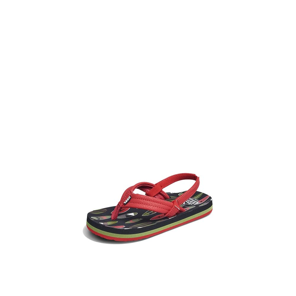 REEF Boys Toddler/Little Kid Ahi Beach Flip Flop, Soft Cushion Footbed, Water Friendly