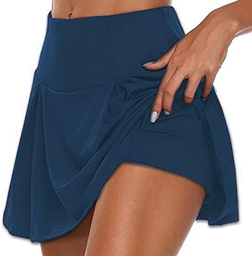 Women's Tennis Skirts High Waist Golf Pleated Shorts Summer Casual Loose Fit Athletic Runnning Workout Skorts