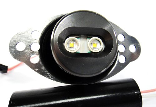 RZG 2 fari a LED bianchi Angel Eyes, alogeni, luce diurna ad anello, lampadina DRL 20 W Canbus per E90 E91 Serie 3