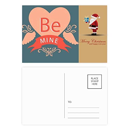 Cartes postales de remerciement Saint-Valentin Be Mine au design raffiné
