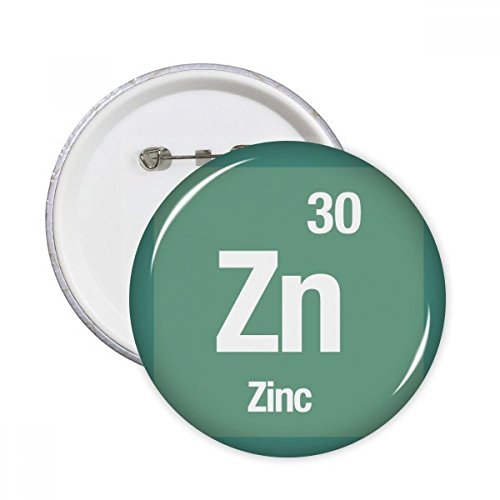 Zinc élément chimique bouton rond science DIYthinker : pins multicolore XL décoration vêtement sac