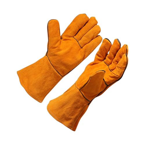 SUMMITDRAGON Verstärkte Bissfeste Handschuhe Für Katzen Und Hunde Kratz Und Bissschutz Flexible Gelenkdesigns Ärmel 33 cm Tierhandhabungshandschuhe Bissfest