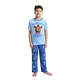 Bioworld Five Nights at Freddy's I Survived Youth 2-Piece Pajama Set -Small (6/7) Blue