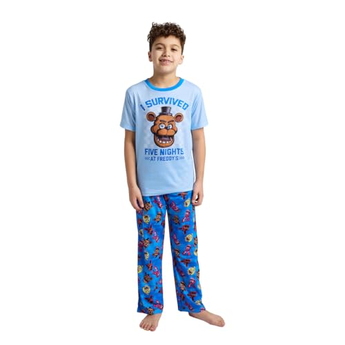 Bioworld Five Nights at Freddy's I Survived Youth 2-Piece Pajama Set -XL (14/16)