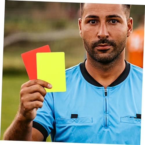 Set portátil de tarjetas y silbato para árbitro rojo miniatura 7