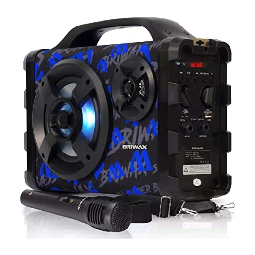 Caixa de Som 120w Amplificada Bluetooth Mp3 Gravadora com Microfone P10 Rádio Fm Conexão Usb Cartão SD P2 (Azul)