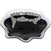 Boston International Spooky Halloween Glass Serving Plate, Large, Cauldron