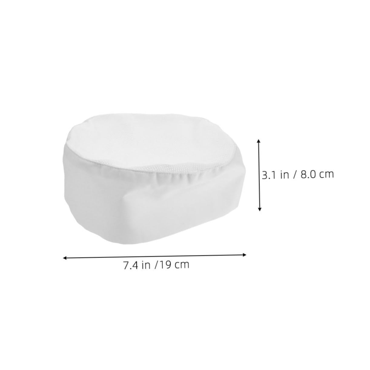 PartyKindom 2pcs Unisex Chef Hat Adjustable Elastic Lightweight Cooking Cap with Breathable Mesh Top Durable Washable Food Service Headwear for Men Women Restaurants Catering