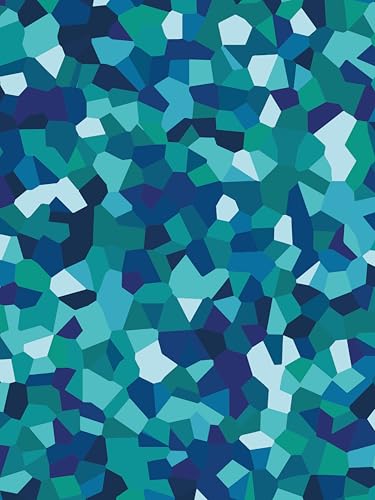 Décopatch TD927C - Assortiment de 4 papiers Foil avec dorure à chaud - papier déco Noël - Aurores boréales