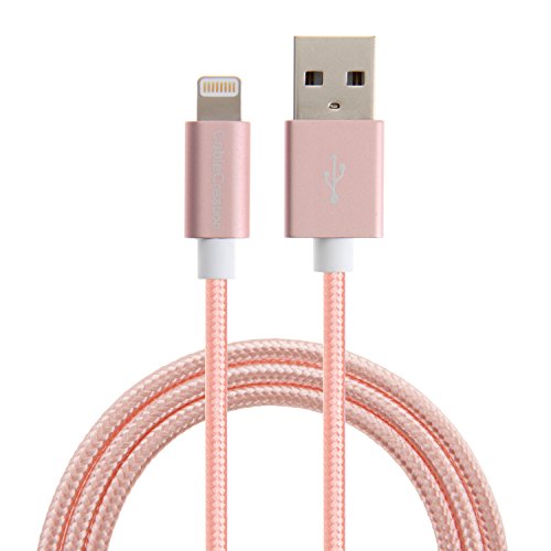 [MFi Certified] CableCreation 4FT Lightning to USB Charge Data Sync Cable for iPhone 11, X, 8, 8 Plus, 7, 7 Plus, 6, 5, SE, iPad, iPod, Rose Gold 1.2M
