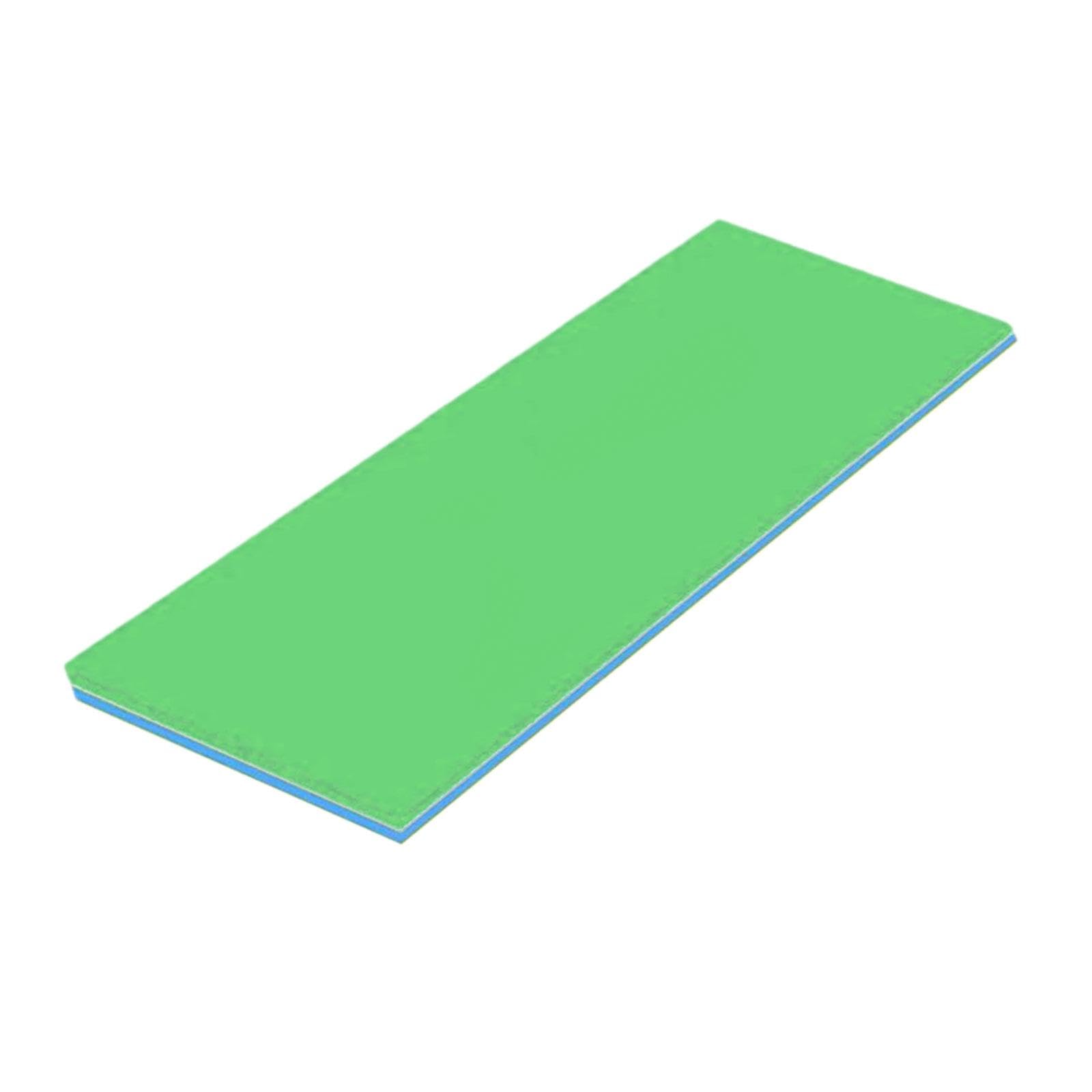harayaa Tapis de Natation Flottant, Couverture de Piscine, Matelas Gonflable Insubmersible En XPE, Surface Douce, Idéal pour Les Enfants, Les Fêtes En Famille, Vert bleu
