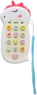 لعبة موبايل بلاستيك يصدر أصوات للأطفال، أبيض