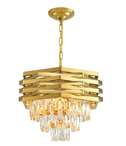 Lustre en cristal moderne pour illuminer un salon duplex sombre