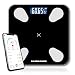 Produktbild MM Brands Personenwaage Digital mit APP - Körperfettwaage, Waage digital Personen Hochpräzisions-Sensoren Körperwaage mit handsensoren für Körperfett, BMI, weight scale & Muskelmasse - Schwarz