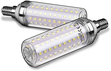 SAUGLAE 22W LED Light Bulbs, 180W Incandescent Bulbs Equivalent, E14 Small Edison Screw, 2500Lm, 6000K Daylight White, Pack of 3