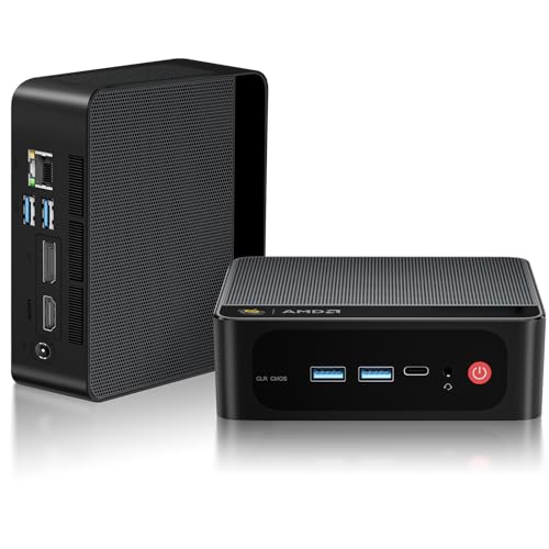 Beelink SER5 Mini PC, AMD Ryzen 5 5500U (6C/12T, up to 4.0GHz), Mini Computer with 16G DDR4 RAM 500GB M.2 2280 NVMe SSD, Micro PC Support 4K Triple Display/WiFi6/BT5.4/2.5G LAN