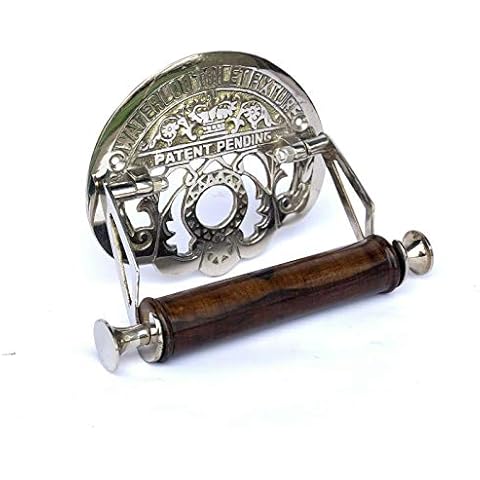 VCraft Victorian Water loo Toilet Roll Holder with chrome shiny finish., 19 x 15 x14 centimetres, NHGTR764 Cover