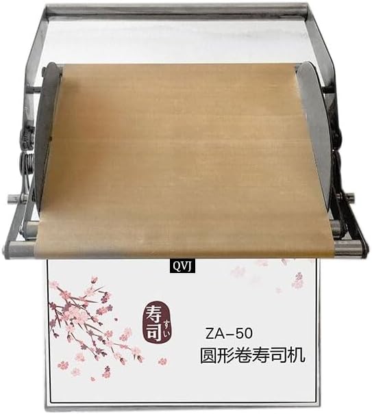 Automatic Stainless Steel Sushi Maker - Round & Square Rice Roll Roller Machine for Nigiri & Sushi - Compact Desktop Kitchen Gadget for Easy Sushi Preparation