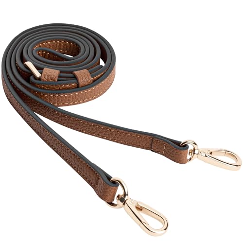 SEAVILIA PU Leather Purse Strap Replacement Crossbody Adjustable Long Thin Handmade Shoulder Handbags Strap