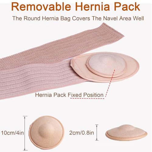 Faja para Hernia Umbilical Unisex, Soporte Abdominal miniatura 3