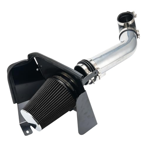 PHILTOP 3.5“ Cold Air Intake Kit System + Heat Shield Compatible with Chevrolet Silverado 1500, Sierra 1500, Silverado 2500 HD, Tahoe, Avalanche 1500, Suburban 1500, Yukon, Silverado 2500, Black by PHILTOP - Image 3