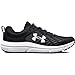 Under Armour Boys' Grade School Assert 10, (001) Black/White/White, 3.5, US
