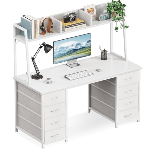 48-inch Desk with 8 Fabric Drawers