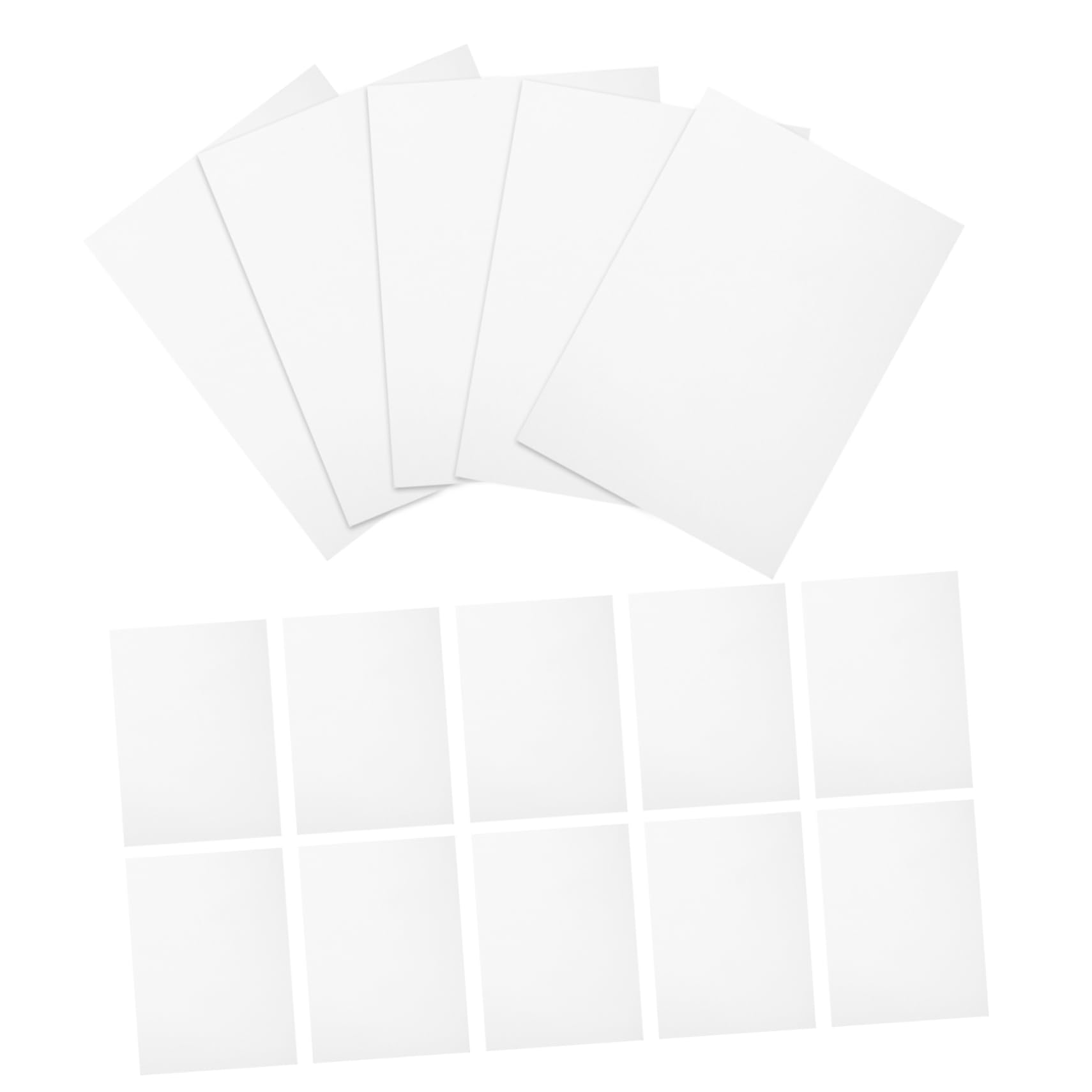 Papier D'impression A4 Vierge Blanc Épais pour Dessin et Copie, 100