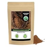 Pimienta de Jamaica molida (250g), granos de pimienta de Jamaica molida 100% natural, pimienta de Jamaica en polvo natural, pimienta de Jamaica sin aditivos, vegano
