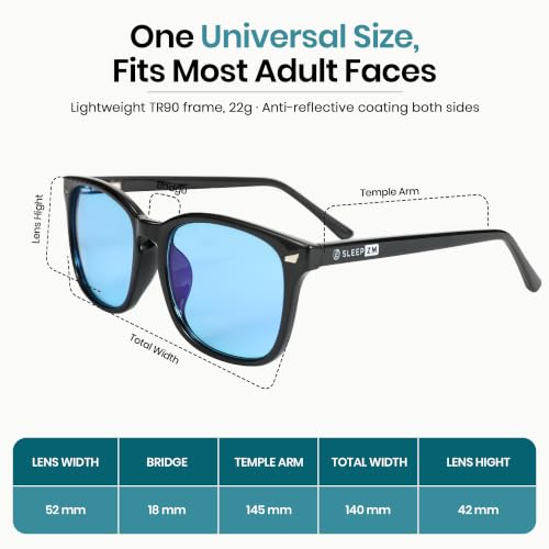 Image of Sleep ZM Blue Light Blocking & Light Sensitivity Glasses - 14 Lens Types for Comfort, Relaxation, Sleep & Relief