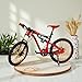 Alloy Mini Downhill Mountain Bike Toy, Die-cast BMX Finger Bike Model for Collections (red)