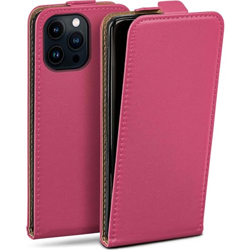 Protection complète à 360° pour iPhone 14 Pro Max étui magnétique moex rose