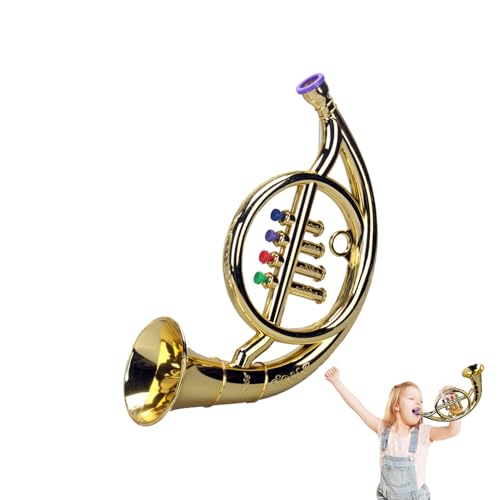 laxreheye Cuerno de juguete, trompeta de juguete | Saxofón Tenor | Trombón de marcha ligera musical