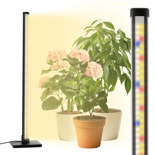 Grow Light with Auto-Timer, Hanging and Standing Grow Lights for Indoor Plants,3 Light Modes, Detachable Full Spectrum Plant Lights for Wide Area Cove