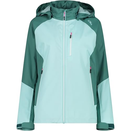 Veste zippée CMP femme opale S avec capuche isolante et poches