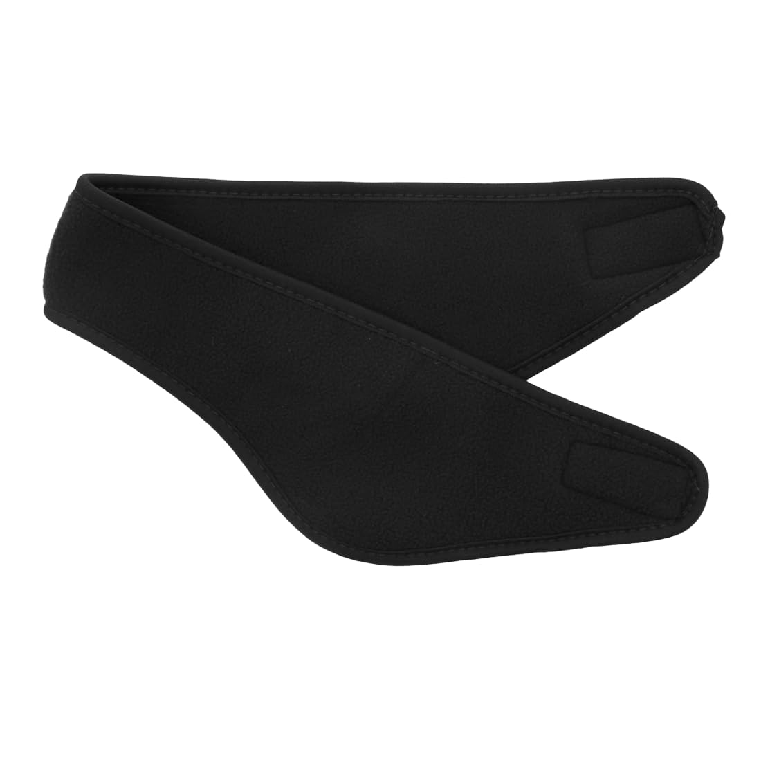 Black Fleece Ear Muff Head Wrap with Closure Winter Earmuff - Lots of Colors