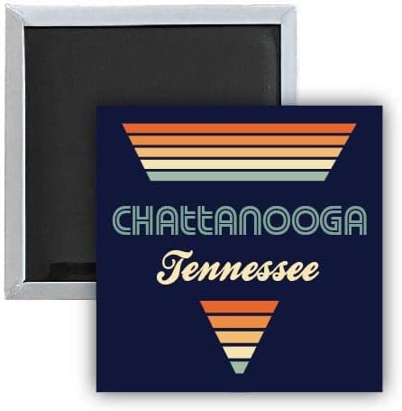 Chattanooga Tennessee - Imán para nevera (2.5 x 2.5 pulgadas), diseño retro