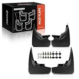A-Premium Set of 4PCS Mud Flaps Splash Guards Mudguards Mudflaps Compatible with Mercedes-Benz W164 ML320 2007-2009, ML350 2009-2011, ML500 2007, W/o Running Board, FH and RH(Driver & Passenger Sides)