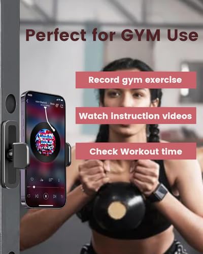 APPS2Car Handyhalterung Fitnessstudio Magnet für Fitnessstudio,360 einstellbar Gym Halterung… – Ansicht 5