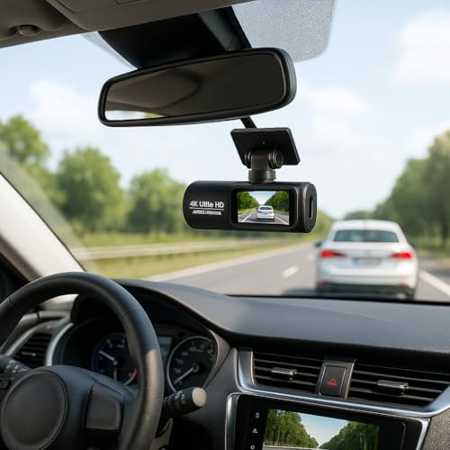 Image of JK Vision 4K Ultra HD CarKam Car Dashcam with 1080p Full Hd Resolution | Wide View Angle | Supports G Sensor | Supports Night Vision| Suitable for Large Cars & SUVs.