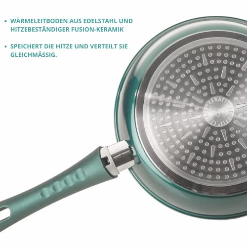 Reviews de Sartenes de ceramica cerafit . 3 sartenes de ceramica cerafit marca Genius (3)